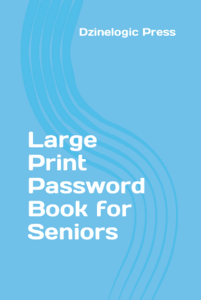 Large Print Password Book for Seniors